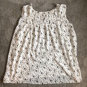 EUC Pretty White LOFT Shell